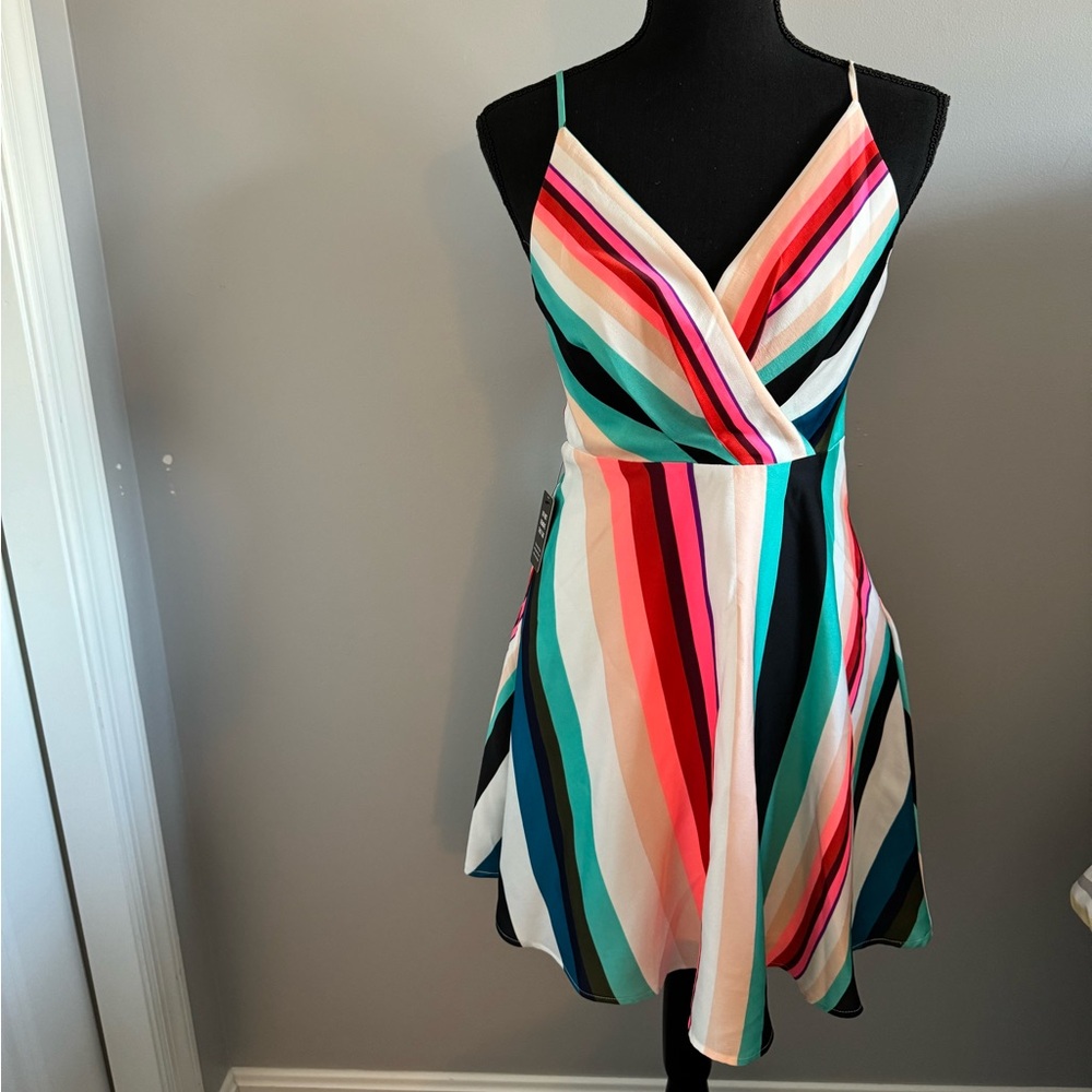 Beautifully colored midi dress